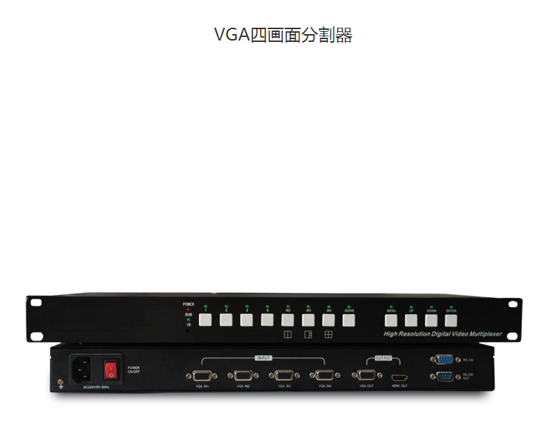 VGA四画面分割器